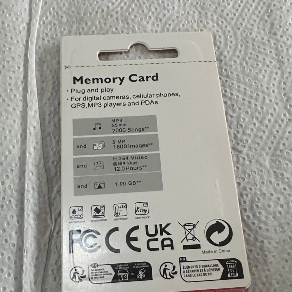 Sony Red and Black MicroSD Card with Adapter